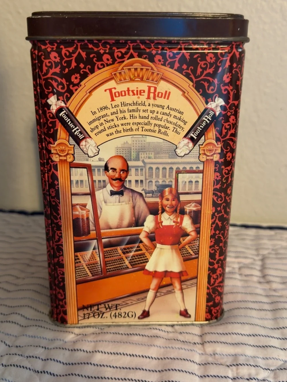 Vintage Tootsie Roll Decorative Tin -